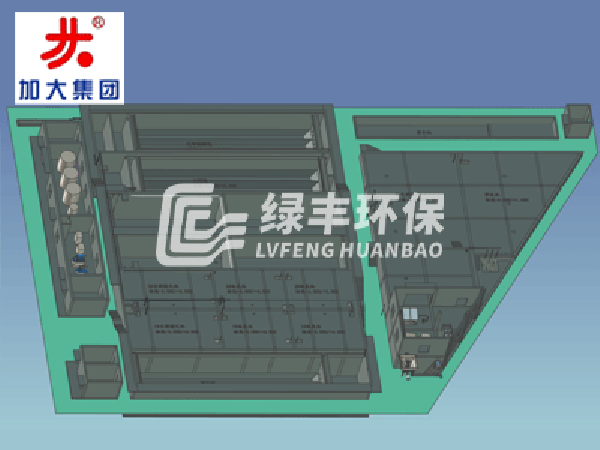 江西加大集團(tuán)3000m3/d屠宰豬廢水處理工程